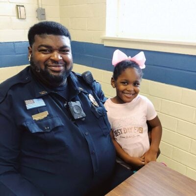 Kejuane Bates and his daughter, Madison.